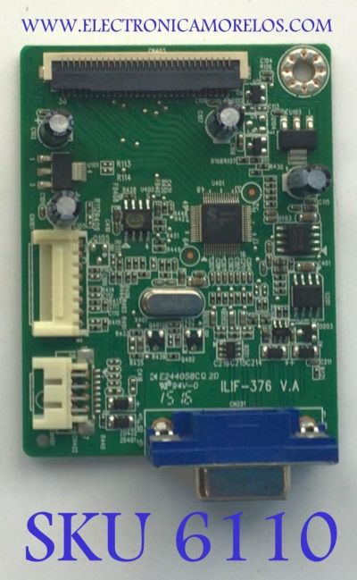 MAIN PARA MONITOR HP / NUMERO DE PARTE 7911W1300500R00 / 492A01801300R08 / OIE50AF075DF / PANEL M195FGE-L23 / MODELO HSTND HP V201  -3921-F